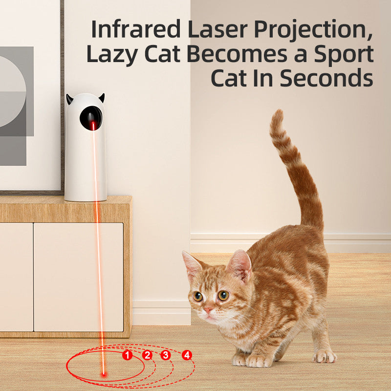 Engage Your Cat with the Ultimate Electric Automatic Infrared Teaser Toy!