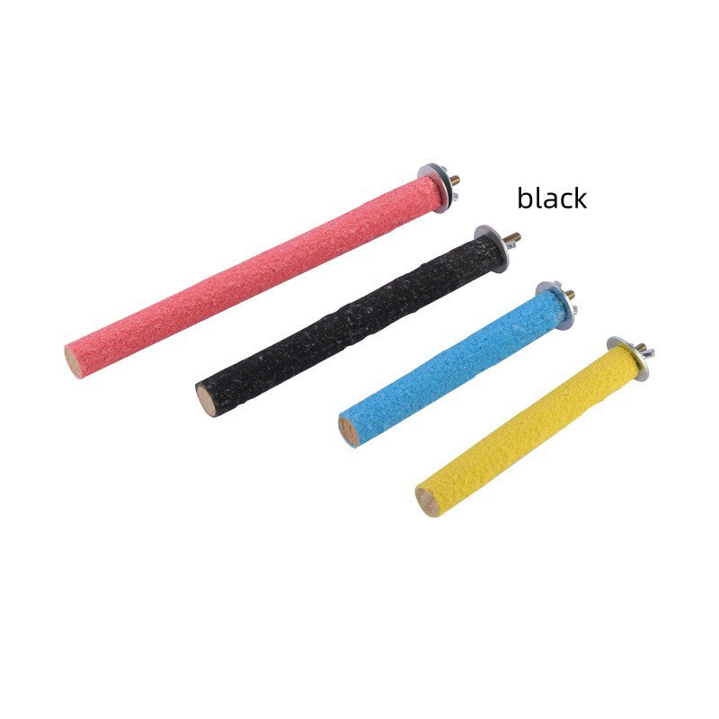 Elevate Your Bird's Comfort with the Tiger Skin Xuanfeng Parrot Colored Frosted Stand Rod