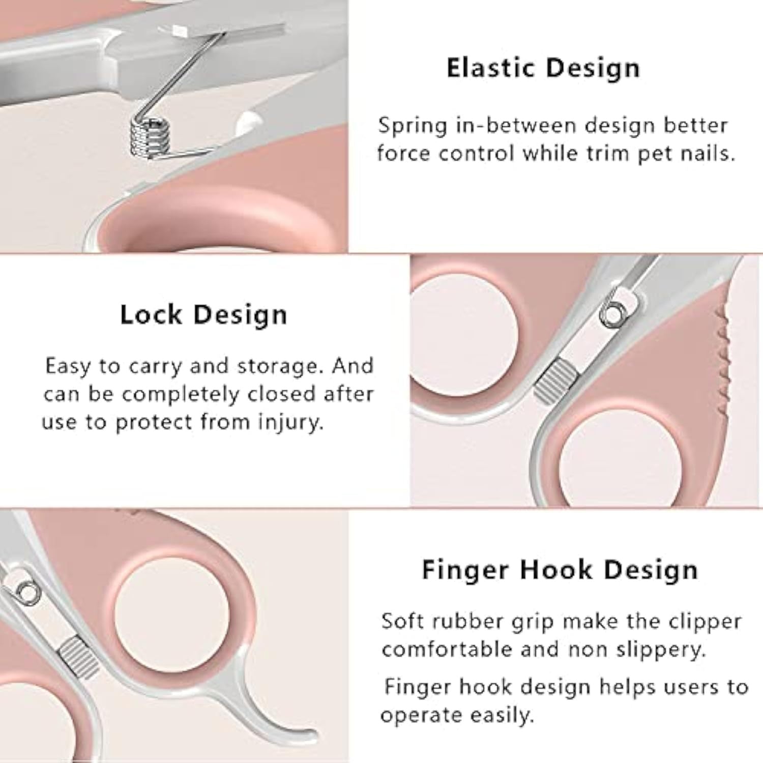 Cat Nail Clippers with Safety Guard & Angled Blade – Grooming Tool for Cats, Kittens & Small Pets