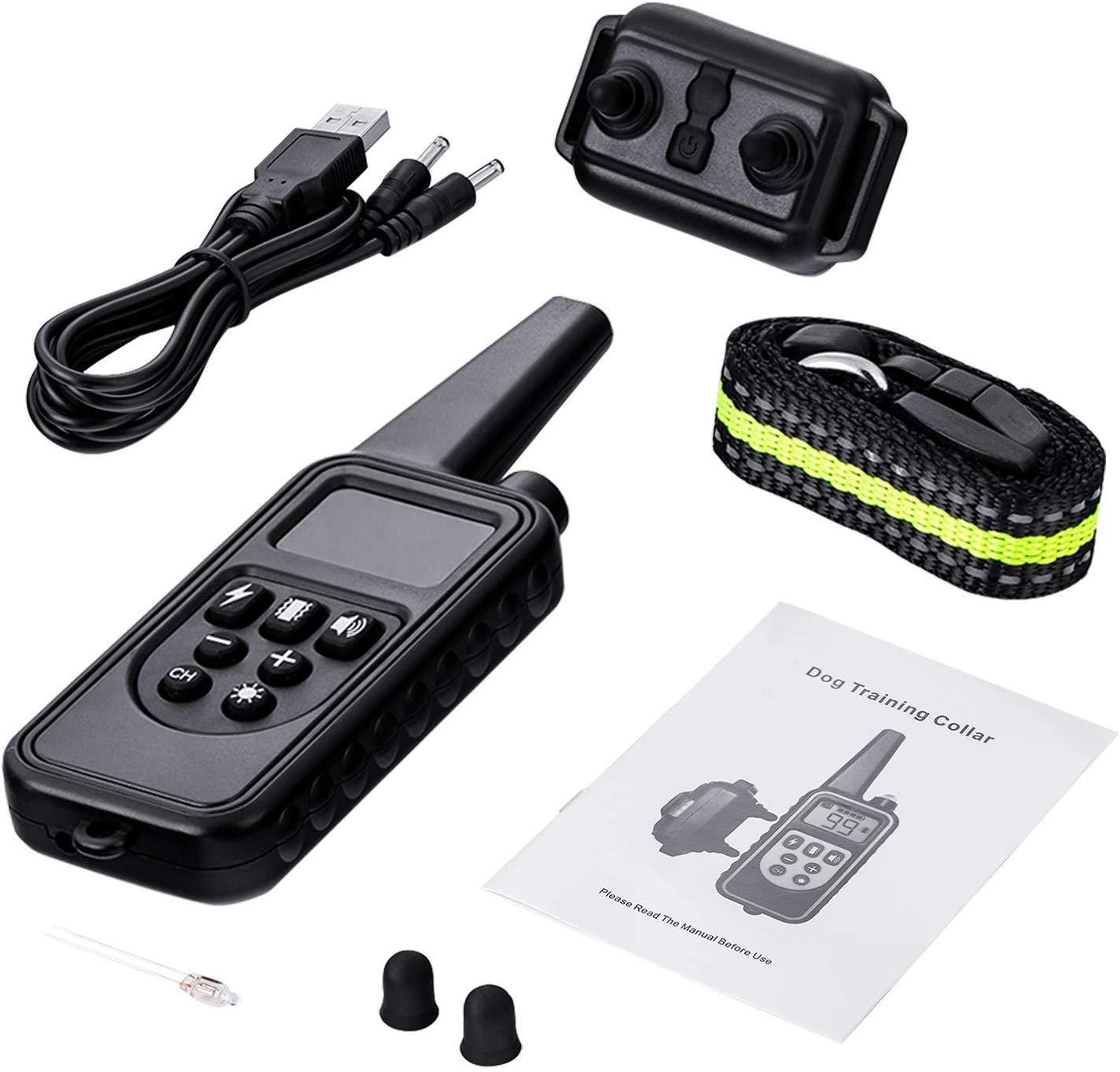 800m Dog Training Collar – Waterproof Remote Trainer with 3 Modes