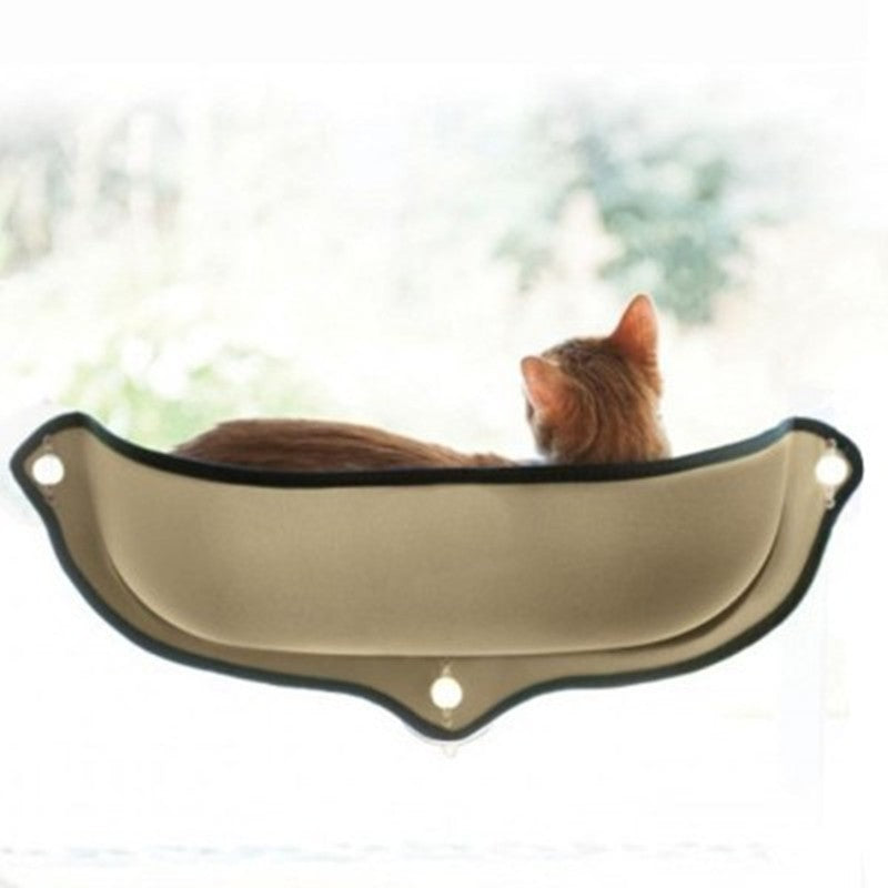 Cat Window Hammock – Heavy-Duty Suction-Cup Window Perch (68.6 × 28 cm)