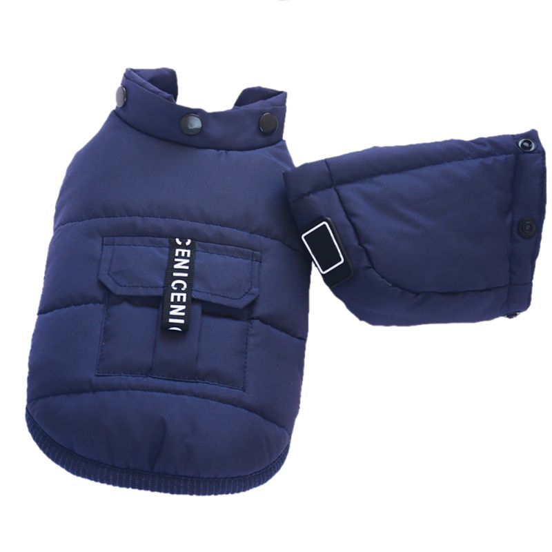 Pet Thick Cotton Vest – Winter Fleece Coat for Dogs & Cats