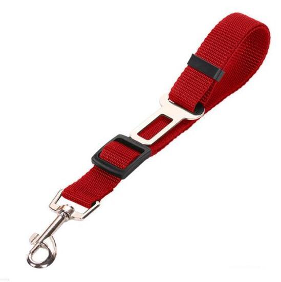 Pet Car Seat Belt & Leash – Adjustable Mesh Safety Strap