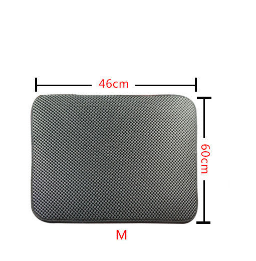 Double-Layer Cat Litter Mat – Waterproof, Easy to Clean, Foldable Design