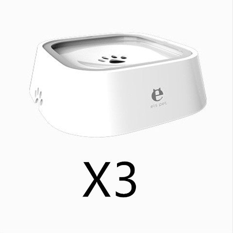 Pet Floating Water Bowl – Anti-Overflow Slow Feeder for Dogs & Cats