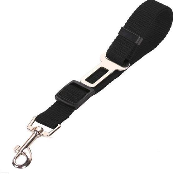 Pet Car Seat Belt & Leash – Adjustable Mesh Safety Strap