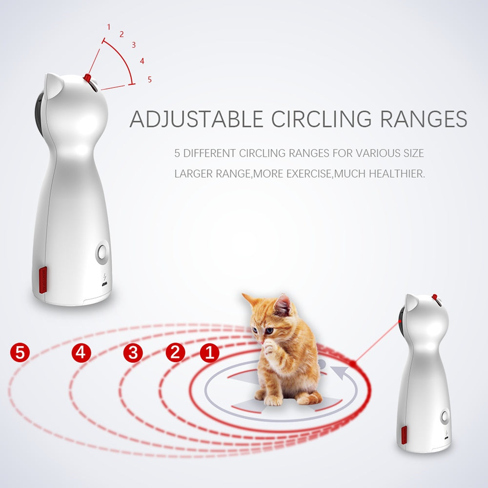 Automatic LED Laser Cat Toy – Smart Interactive Exercise & Play Trainer
