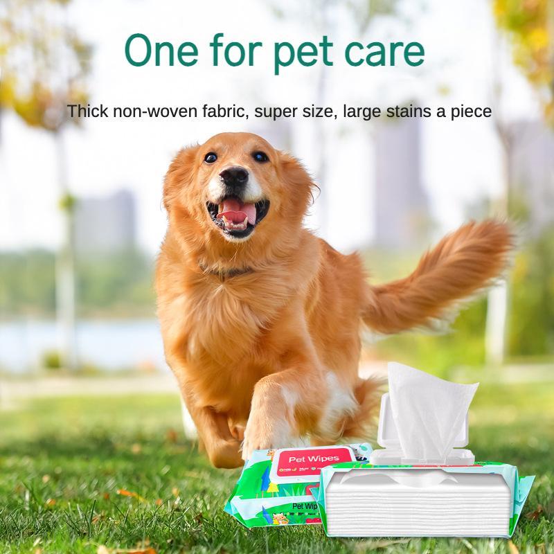 Dog & Cat Wet Wipes – Fragrance-Free, Plant-Based Gentle Cleansing Wipes