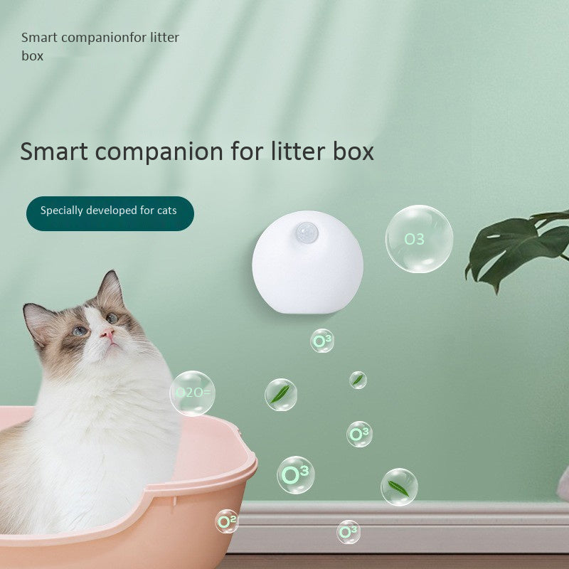 Smart Pet Deodorizer – Air Purifier for Litter Boxes & Pet Areas