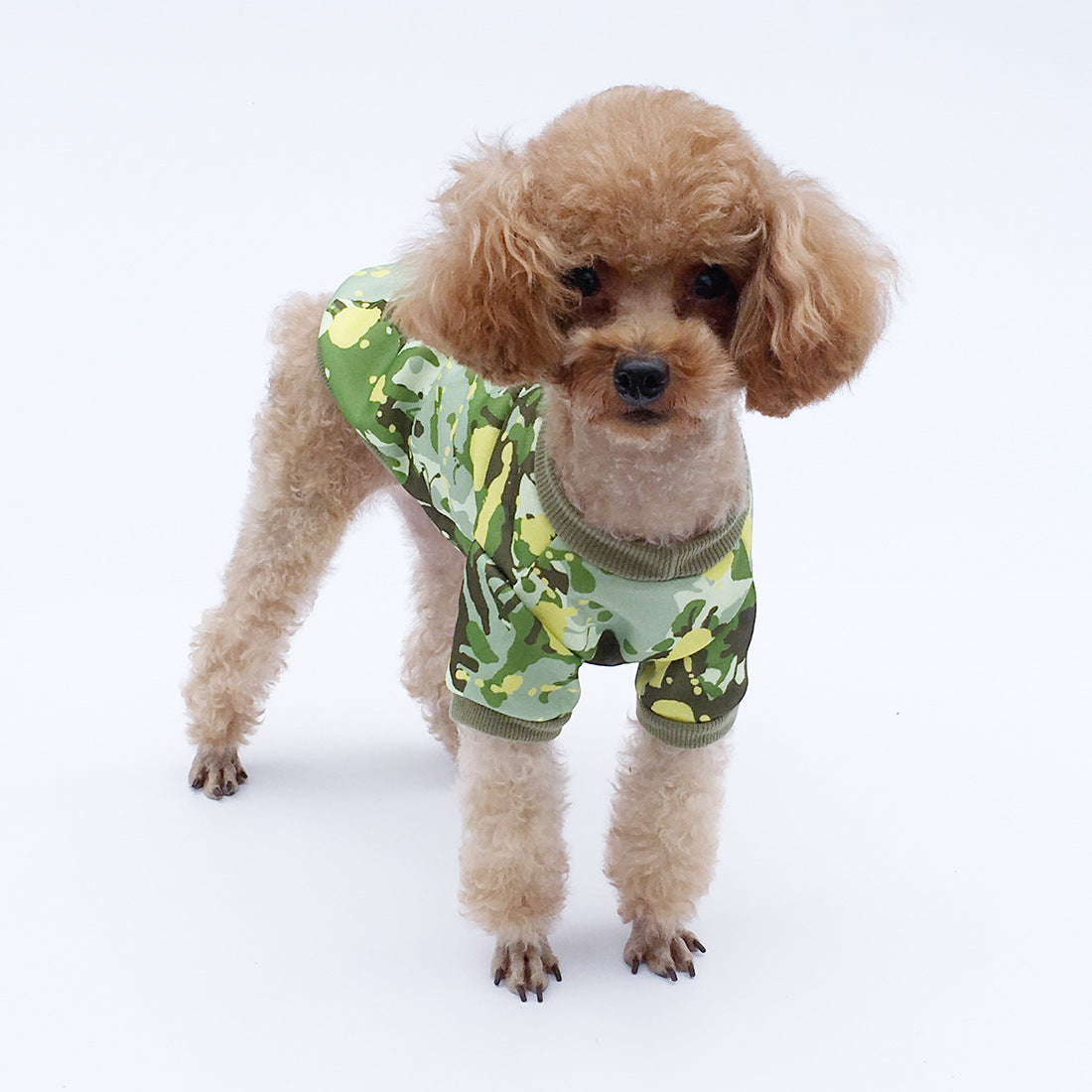 New Dog Clothes Camouflage Series Fleece Sweater