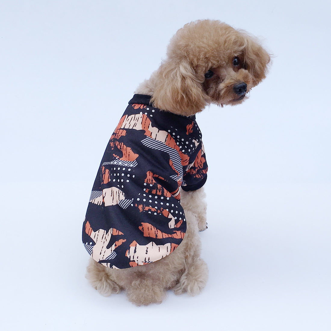 New Dog Clothes Camouflage Series Fleece Sweater