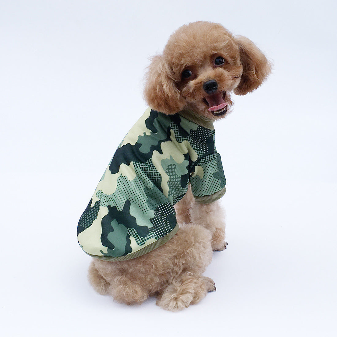 New Dog Clothes Camouflage Series Fleece Sweater