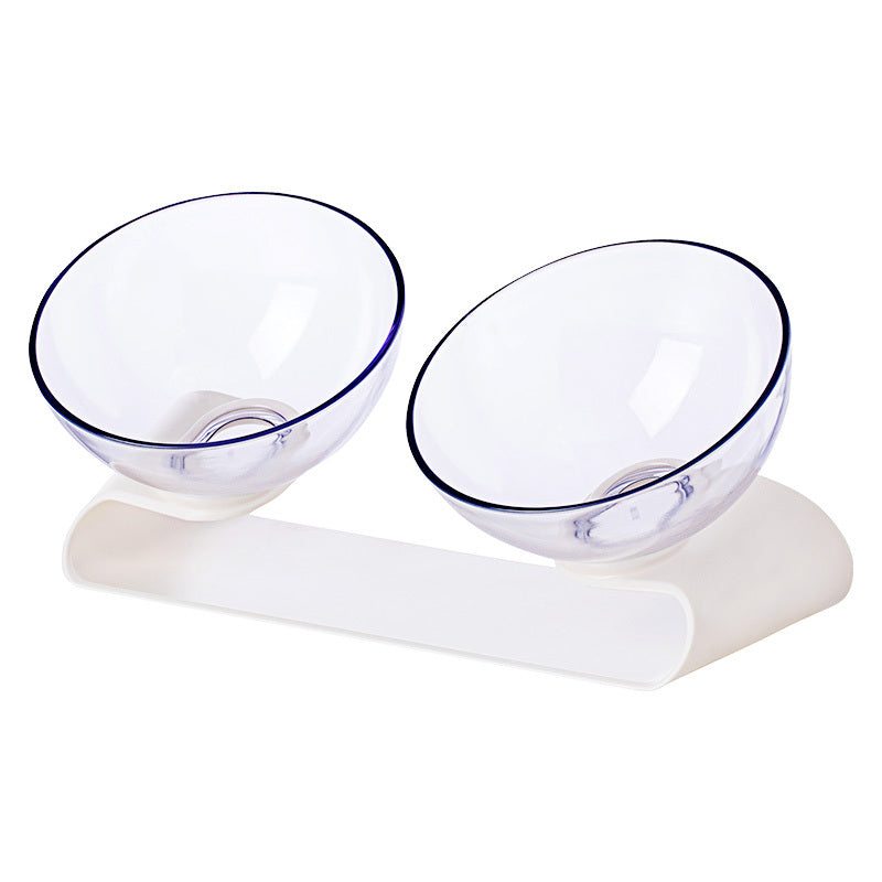 Double Pet Feeding Bowl with Non-Slip Base – Food & Water Dish