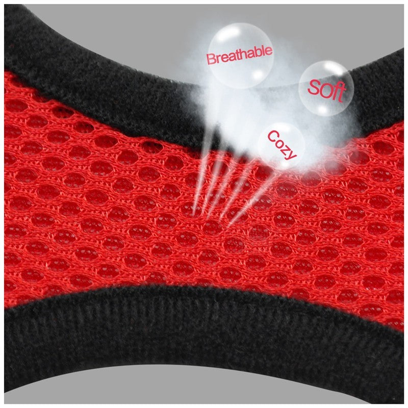 Pet Car Seat Belt & Leash – Adjustable Mesh Safety Strap