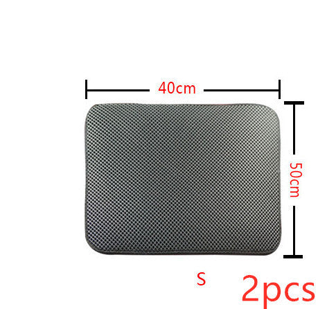Double-Layer Cat Litter Mat – Waterproof, Easy to Clean, Foldable Design