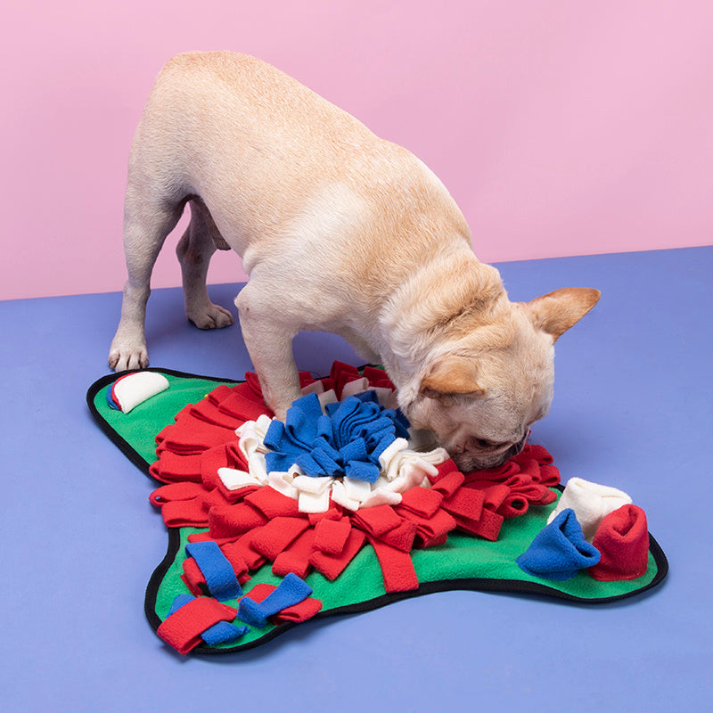 Interactive Pet Snuffle Mat – Foraging & Stress Relief Feeding Pad
