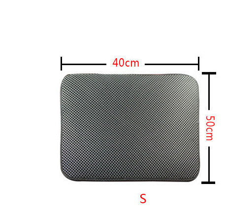 Double-Layer Cat Litter Mat – Waterproof, Easy to Clean, Foldable Design