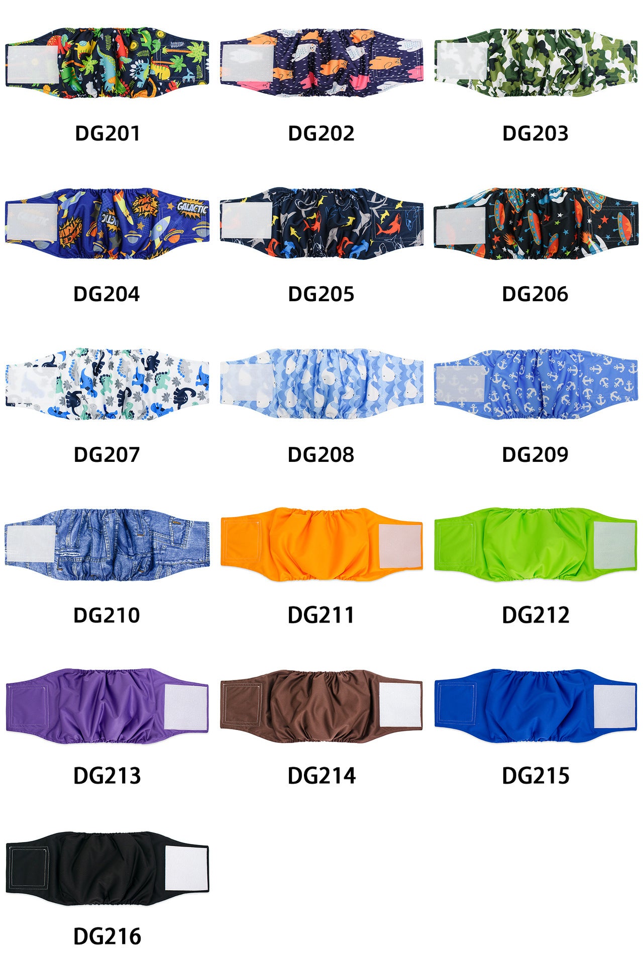 Male Dog Diapers – Pet Sterilization & Recovery Clothes
