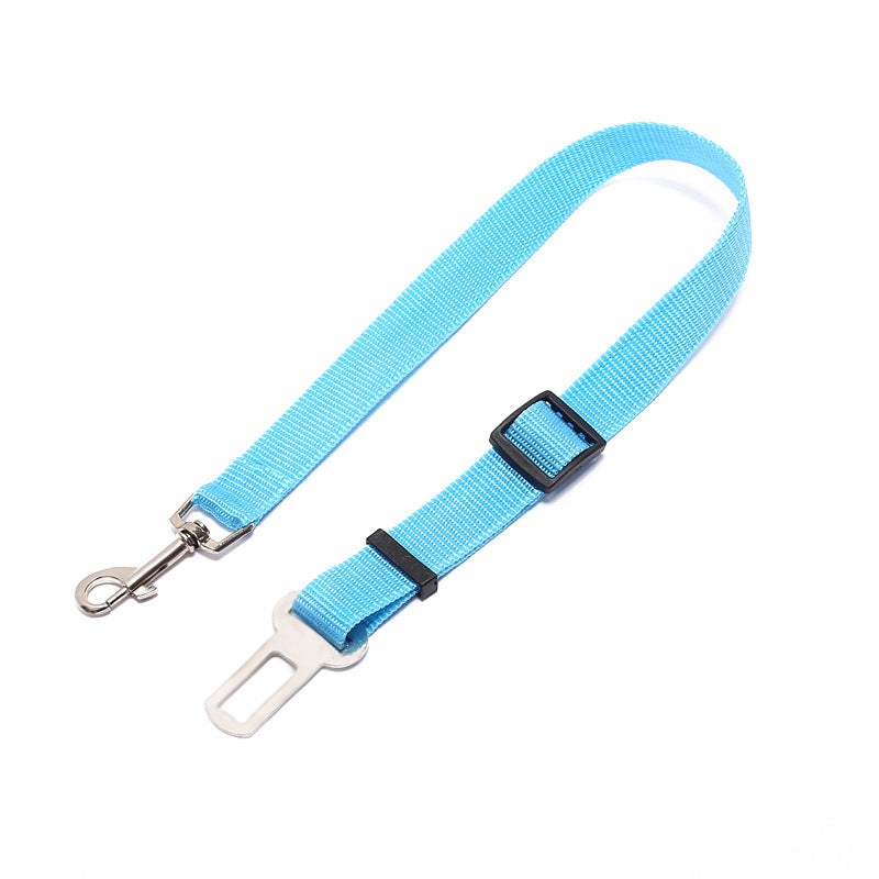 Adjustable Dog Car Seatbelt Leash – Safety Strap for Secure Travel