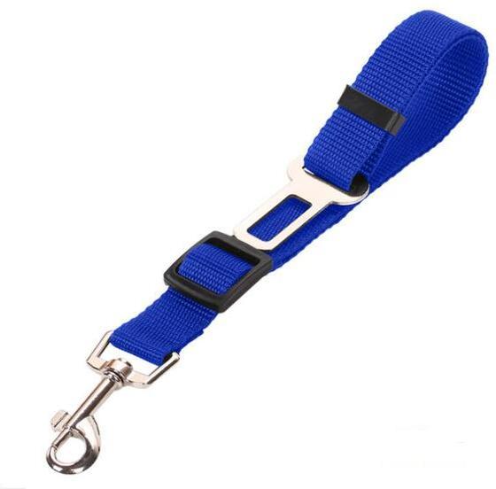 Pet Car Seat Belt & Leash – Adjustable Mesh Safety Strap