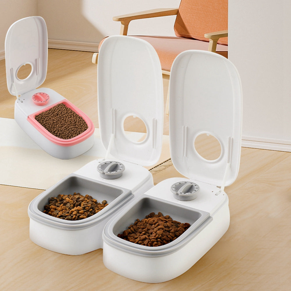 Automatic Gravity Pet Feeder & Water Dispenser – Smart 2-in-1 Non-Electric Food System