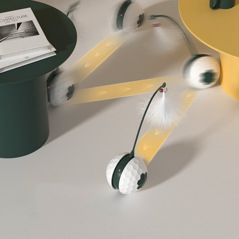 Electric Interactive Cat Toy – USB Rechargeable Bite-Resistant Teaser