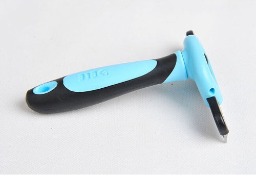 Pet Hair Removal Comb – Gentle Detangling Tool for Long-Haired Pets