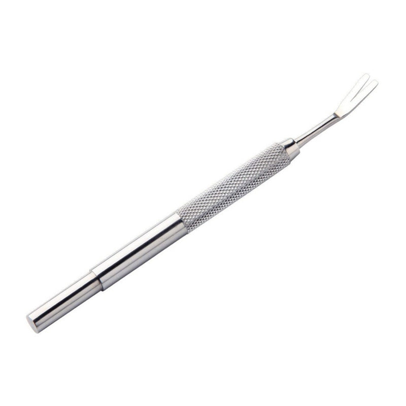 Stainless Steel Pet Deworming Tool – Tick Removal Clips & Fork Set
