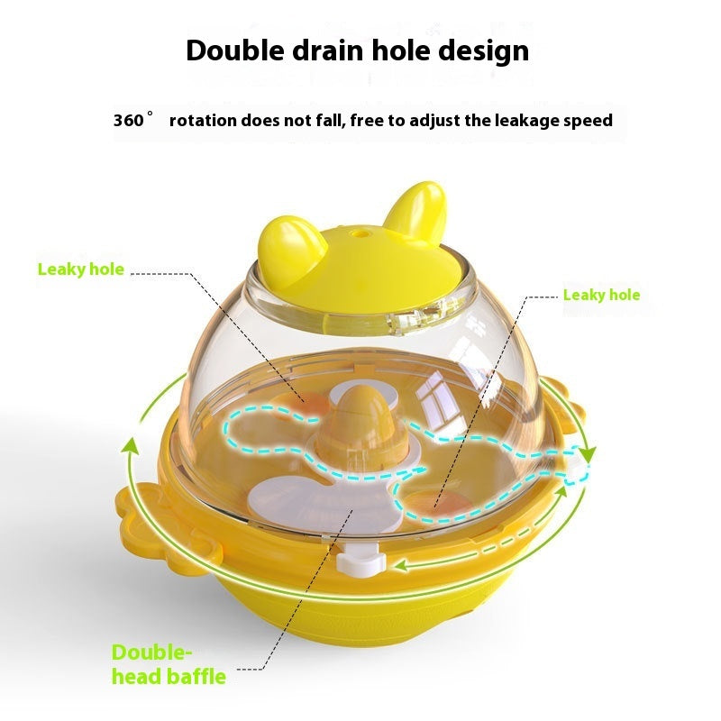 Leak-Proof Tumbler Dog Food Feeder & Pet Toy