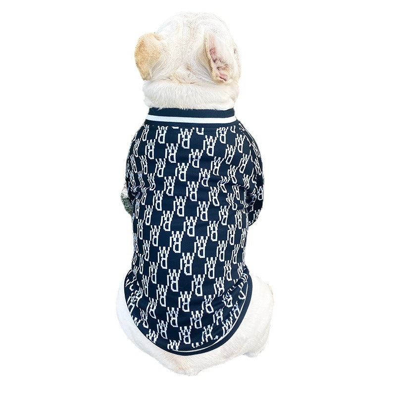 Zip Up Dog Clothing Jacket Stretchy Pet Clothes