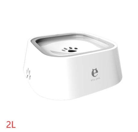 Pet Floating Water Bowl – Anti-Overflow Slow Feeder for Dogs & Cats