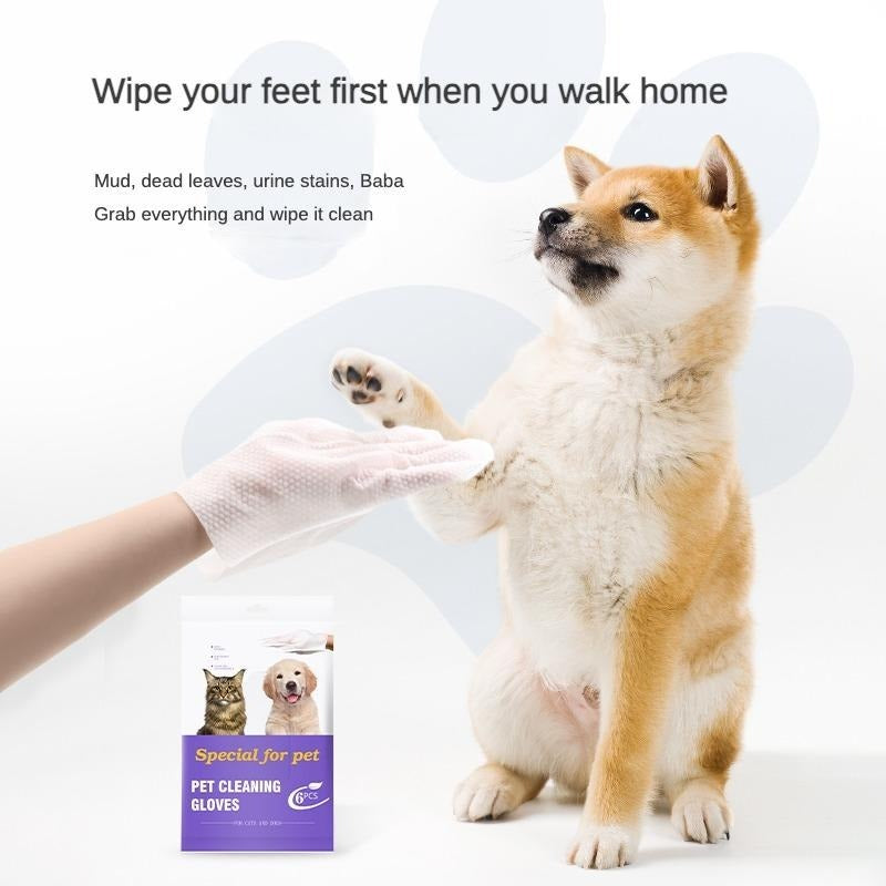 Pet Cleaning & Deodorizing Wipes – Coconut Oil Grooming Wipes for Dogs & Cats