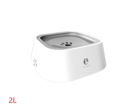 Pet Floating Water Bowl – Anti-Overflow Slow Feeder for Dogs & Cats