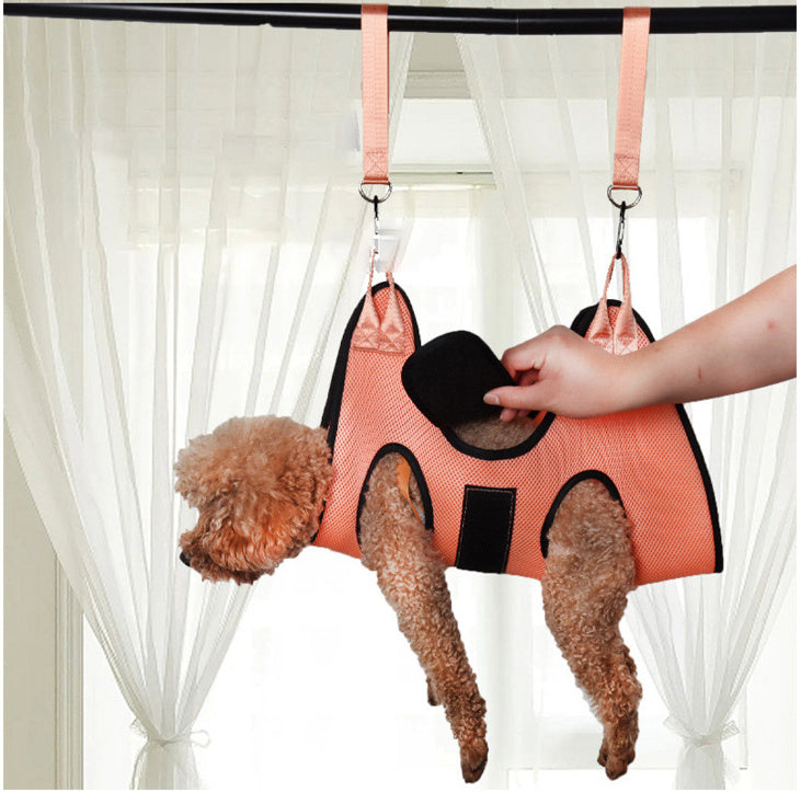 Cat Grooming Restraint Bag – Anti-Scratch & Bathing Hammock Set