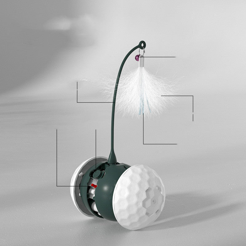 Electric Interactive Cat Toy – USB Rechargeable Bite-Resistant Teaser