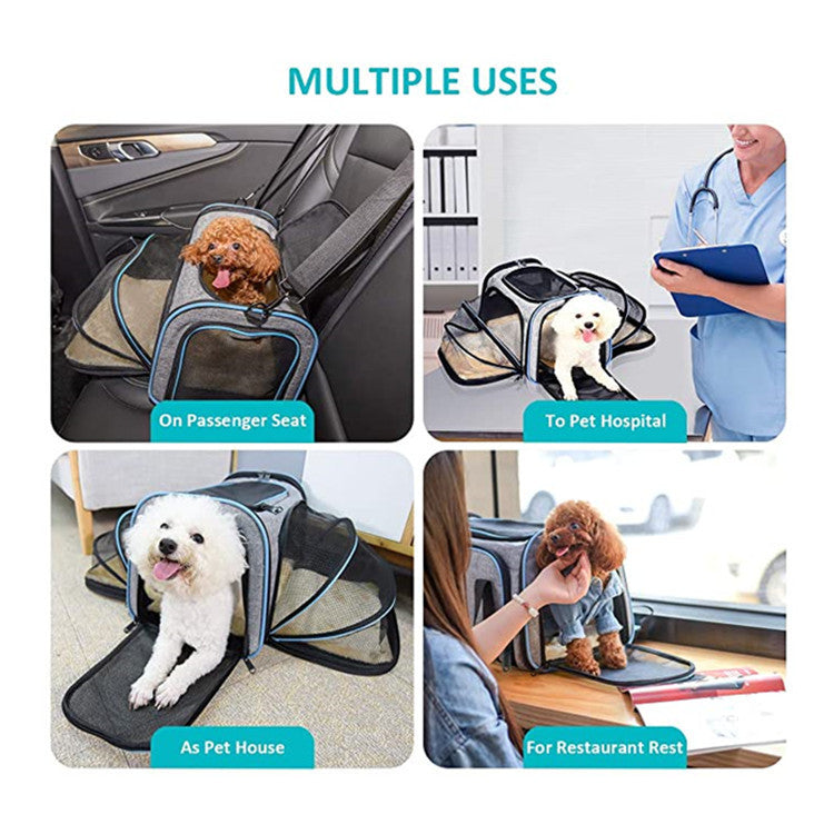 Vevor Cat & Dog Carrier with Wheels – Airline Approved Rolling Pet Carrier