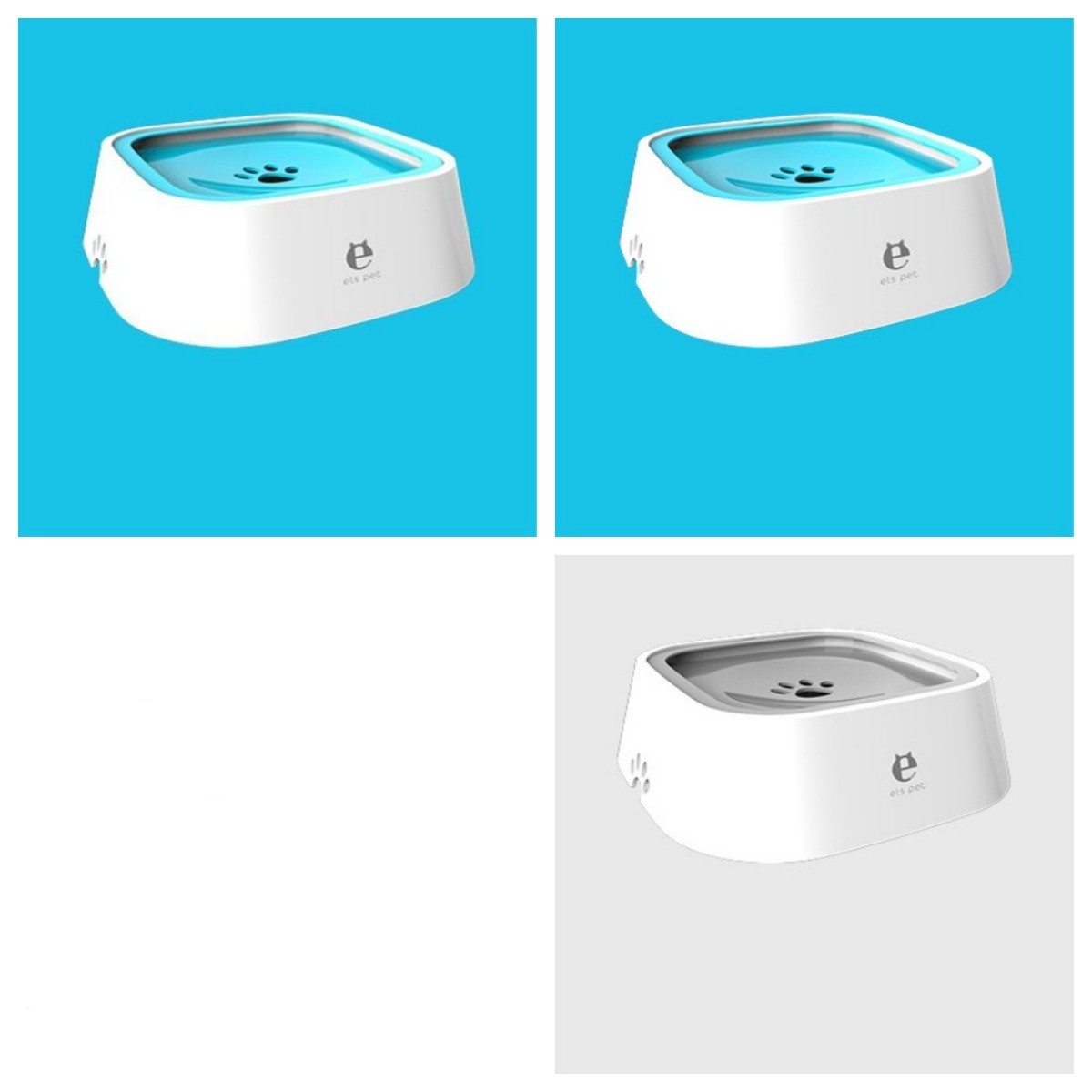 Pet Floating Water Bowl – Anti-Overflow Slow Feeder for Dogs & Cats