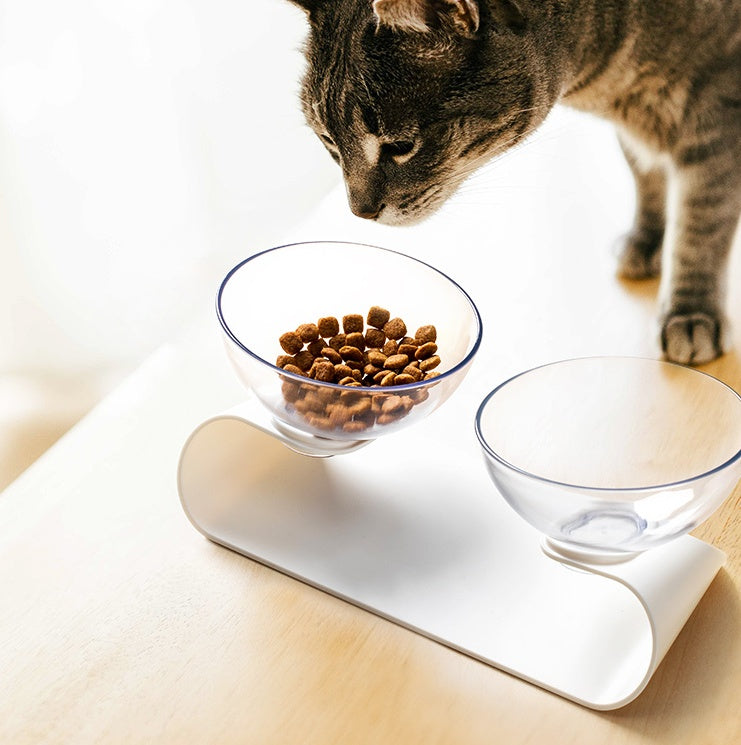 Double Pet Feeding Bowl with Non-Slip Base – Food & Water Dish