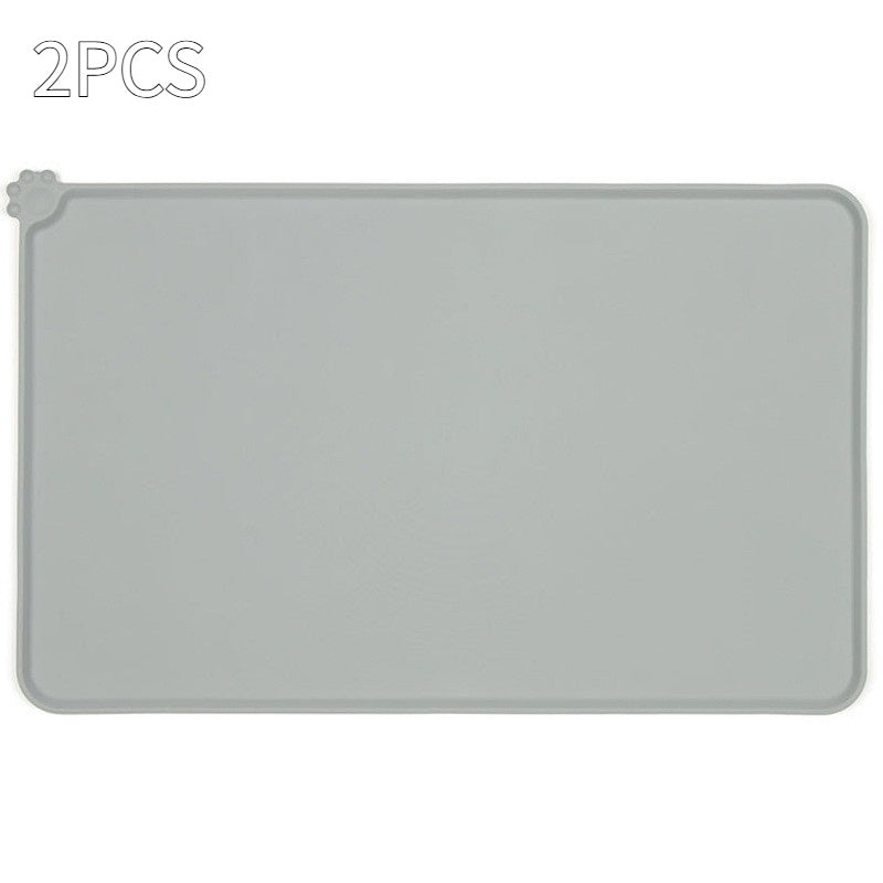 Non-Slip Silicone Pet Food Mat – Waterproof Feeding Placemat