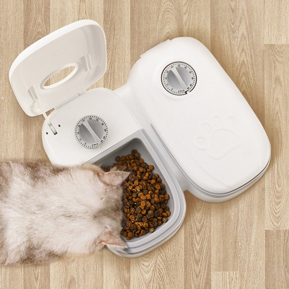 Automatic Gravity Pet Feeder & Water Dispenser – Smart 2-in-1 Non-Electric Food System