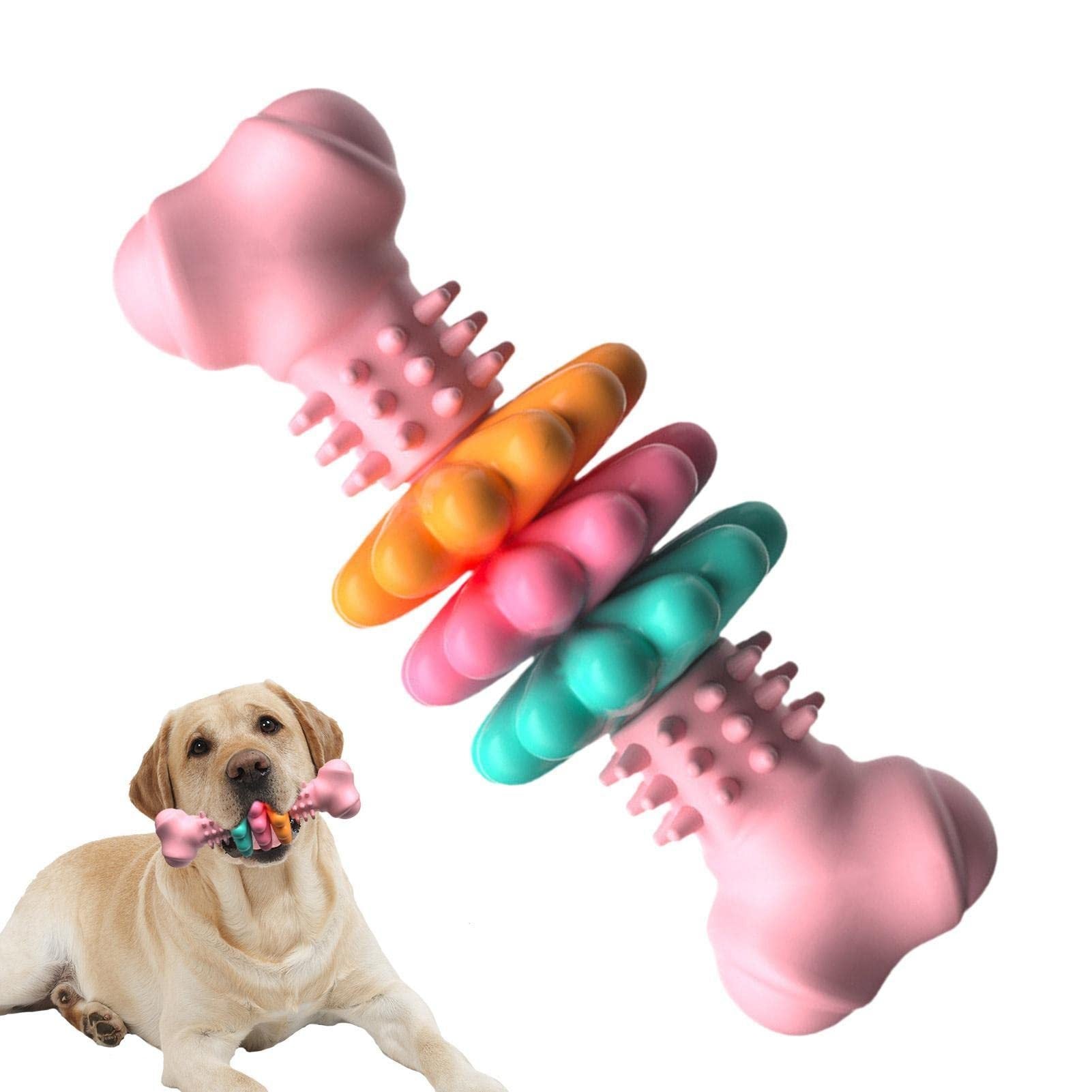 Durable Bone-Shaped Dog Chew Toy – Teeth Cleaning & Anxiety Relief for All Breeds
