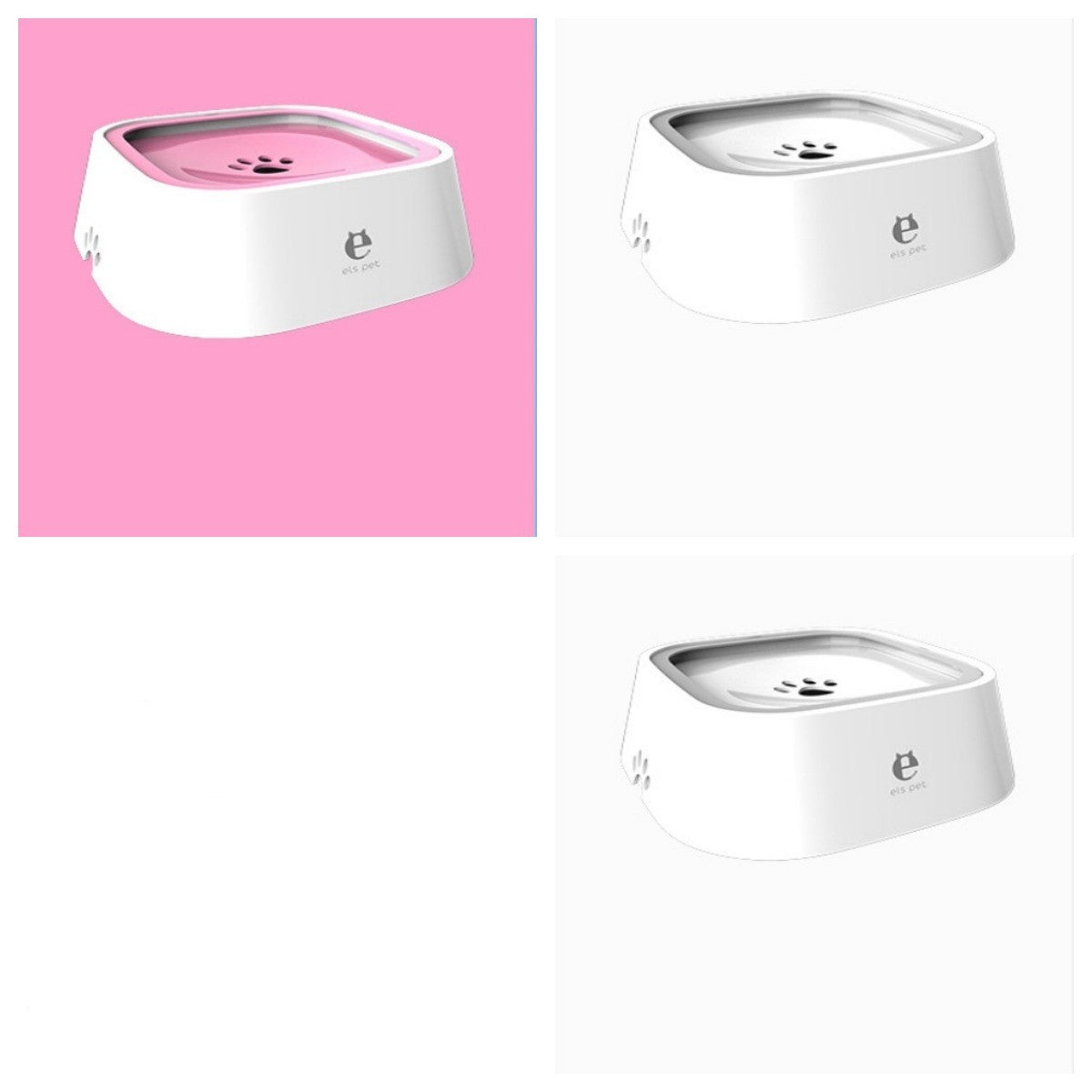 Pet Floating Water Bowl – Anti-Overflow Slow Feeder for Dogs & Cats