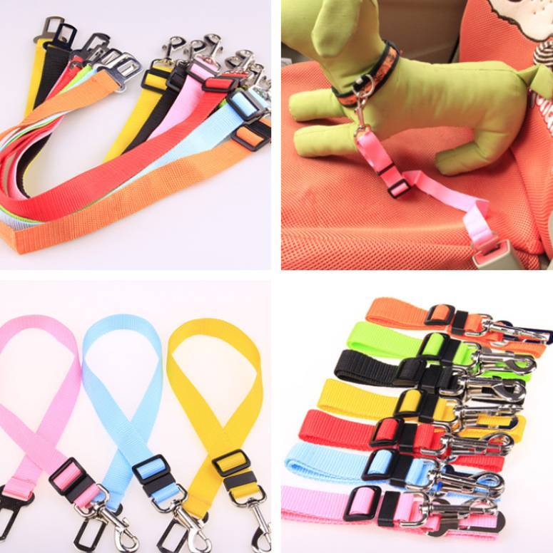 Adjustable Dog Car Seatbelt Leash – Safety Strap for Secure Travel