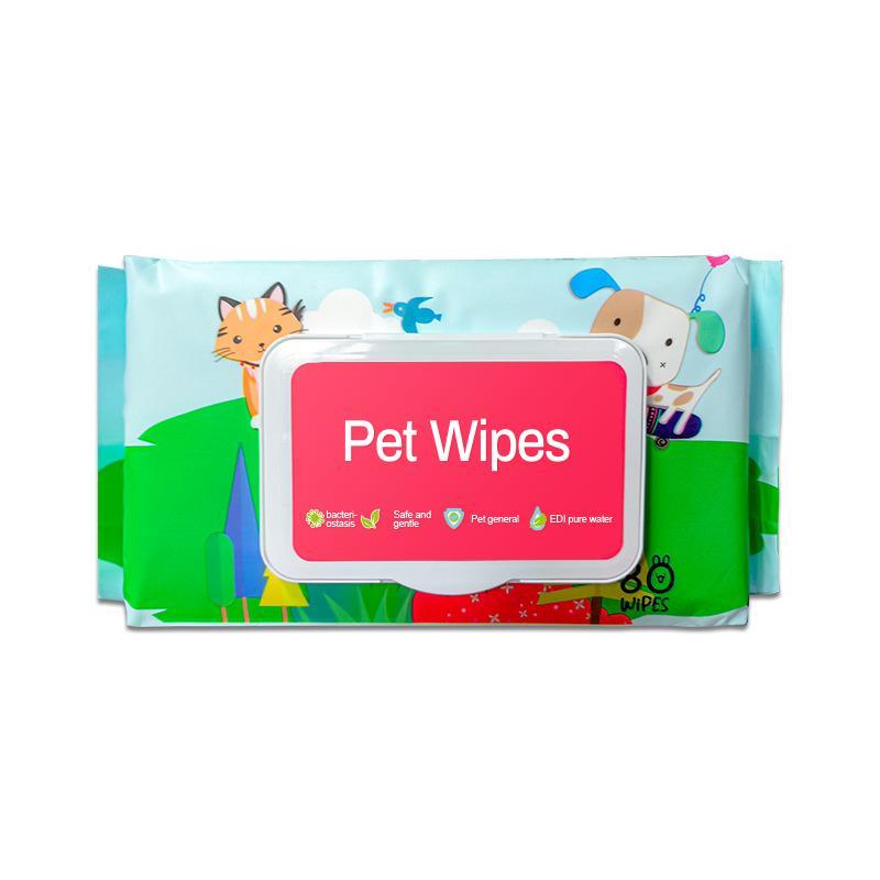Dog & Cat Wet Wipes – Fragrance-Free, Plant-Based Gentle Cleansing Wipes
