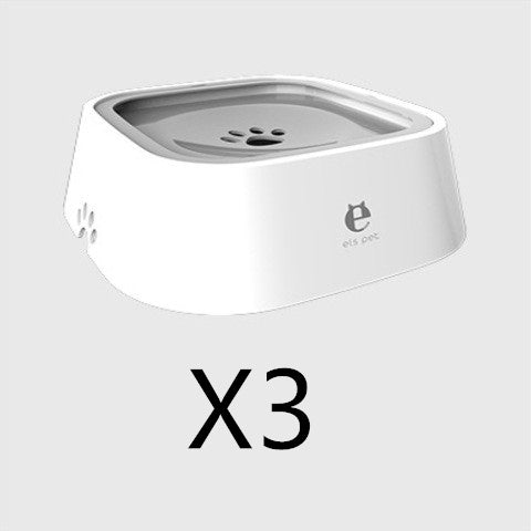 Pet Floating Water Bowl – Anti-Overflow Slow Feeder for Dogs & Cats