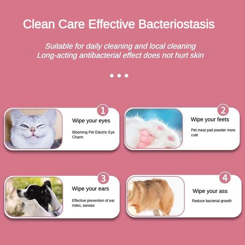 Dog & Cat Wet Wipes – Fragrance-Free, Plant-Based Gentle Cleansing Wipes
