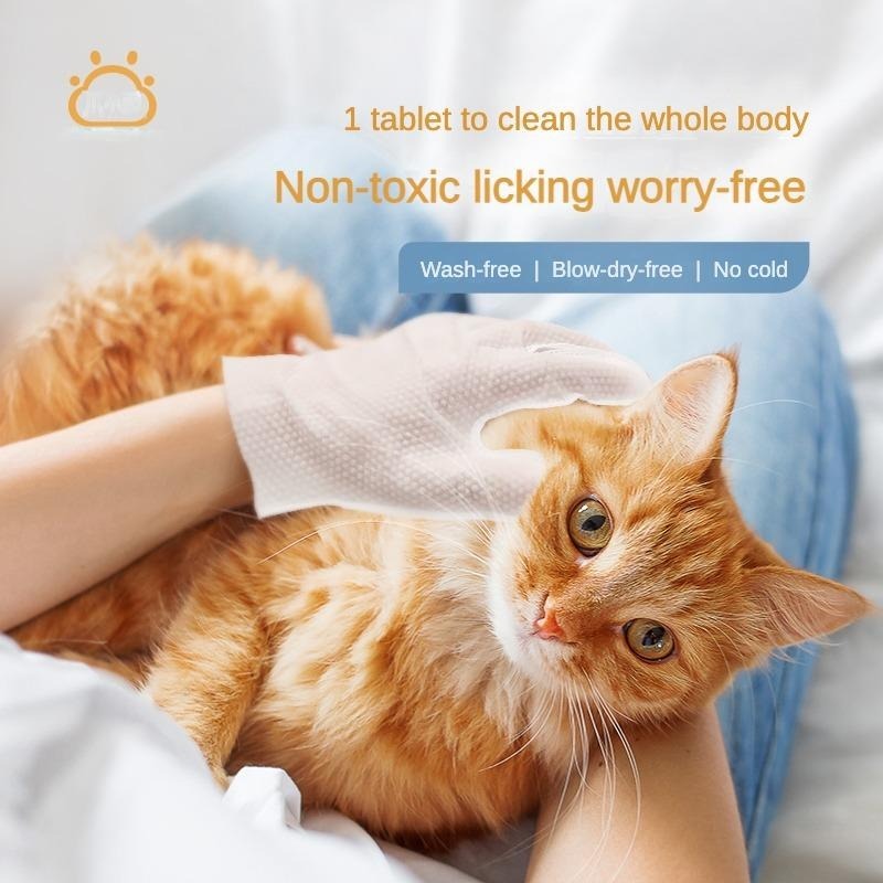 Pet Cleaning & Deodorizing Wipes – Coconut Oil Grooming Wipes for Dogs & Cats