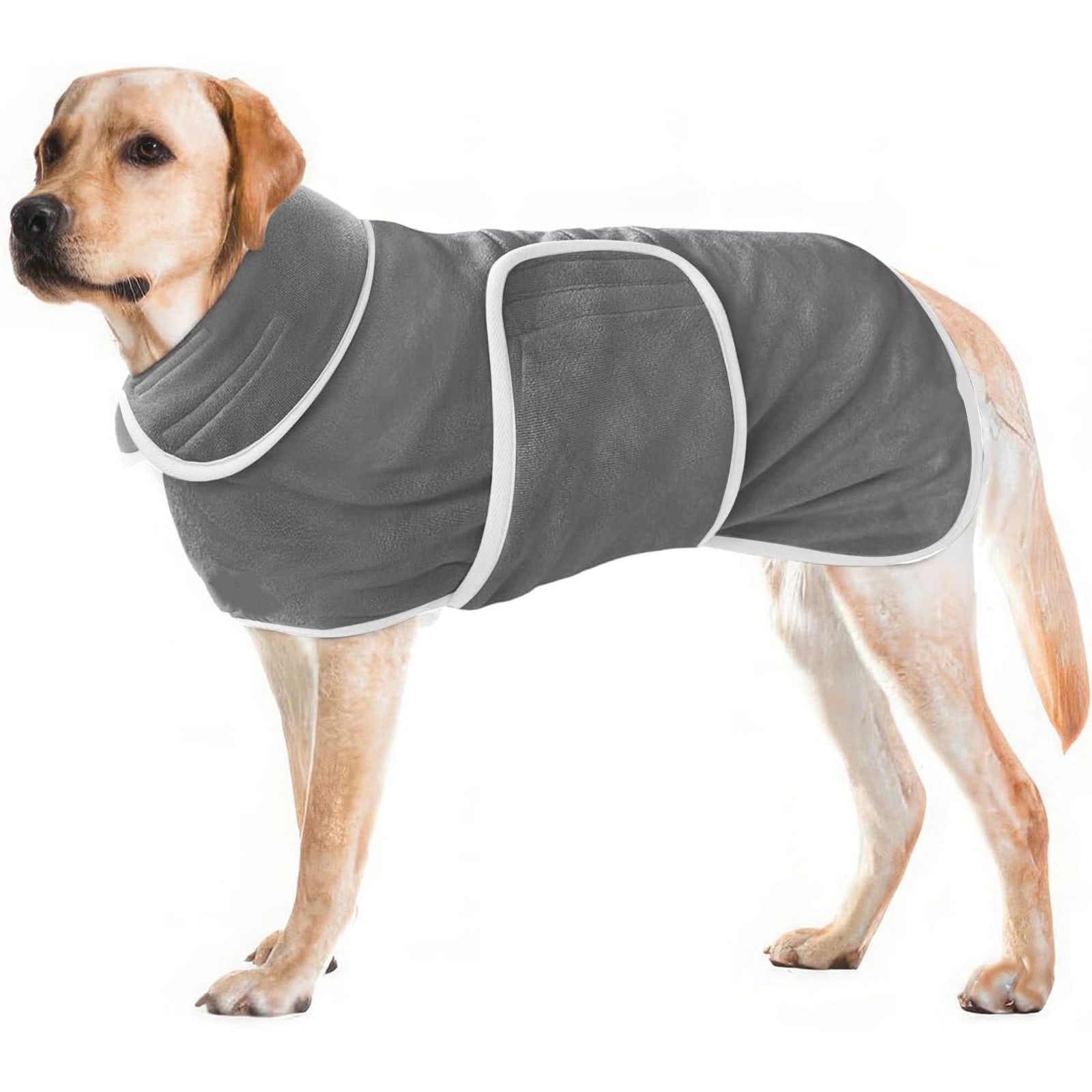 Super Absorbent Dog Bathrobe – Quick-Dry Pet Pajama Towel Coat